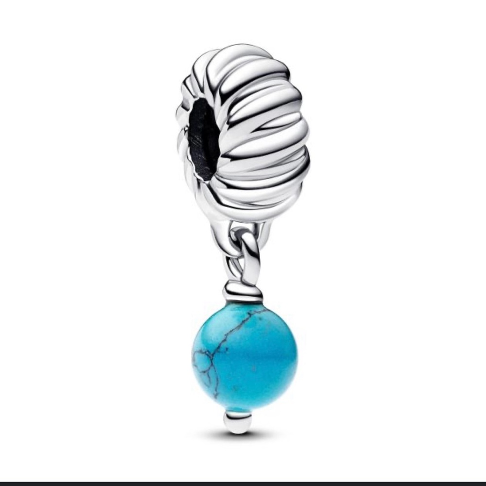 Pandora Silver Bracelet with Turquoise Charm